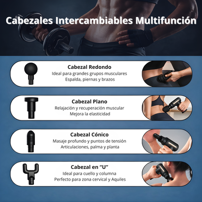 Recuvix™ Pistola de masaje muscular (2x1 hoy)